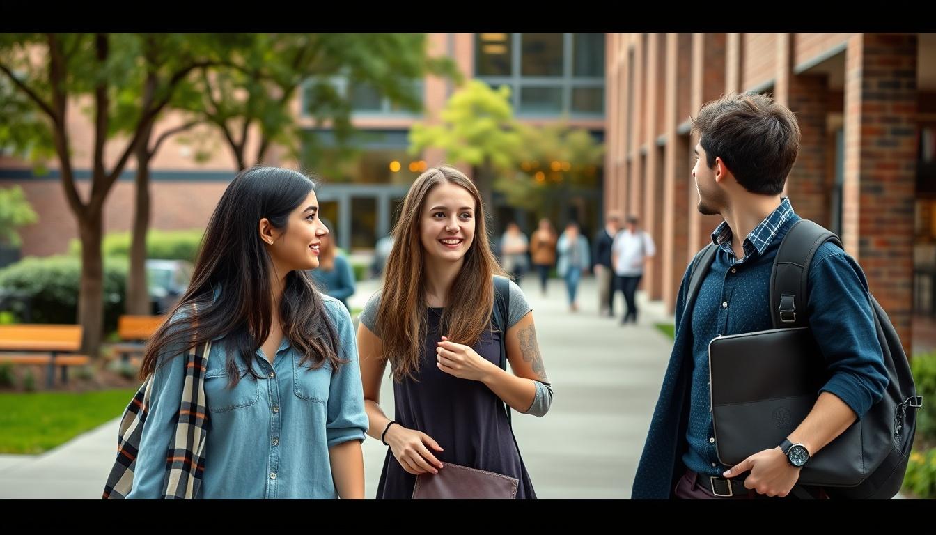 Student developing practical and academic skills